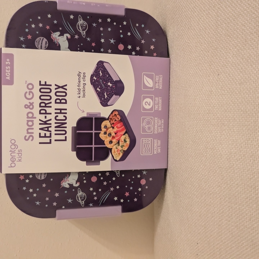 Bentgo Kids Purple Leak-Proof Lunch Box - Picture 7 of 10